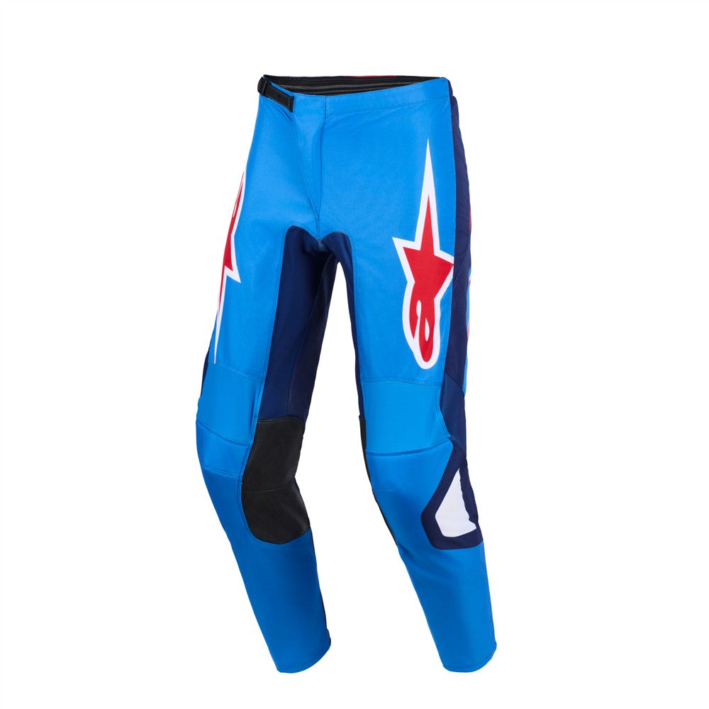 Alpinestars Fluid Adult MX Pants - Grid Blue Red