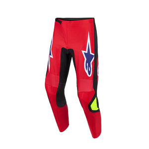 Alpinestars Fluid Adult MX Pants - Grid Red Black Purple