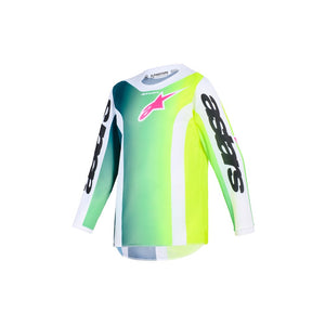 Alpinestars Fluid Youth MX Jersey - Portl Green White Black