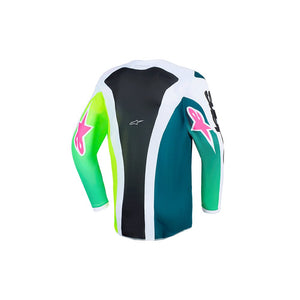 Alpinestars Fluid Youth MX Jersey - Portl Green White Black