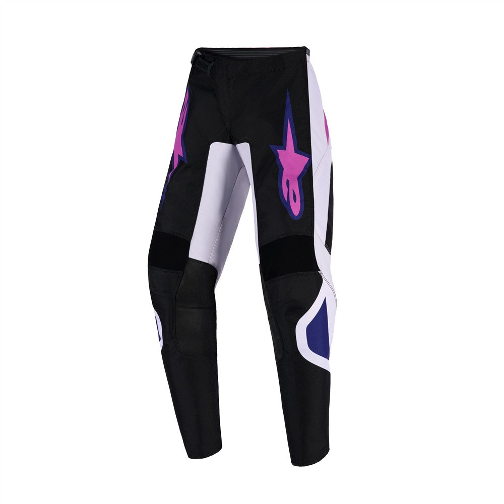 Alpinestars Fluid Youth MX Pants - Grid Black Light Gray Purple