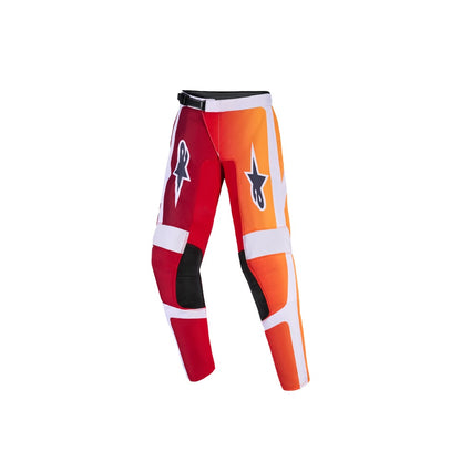 Alpinestars Fluid Youth MX Pants - Portl Red Light Gray Dark Gray