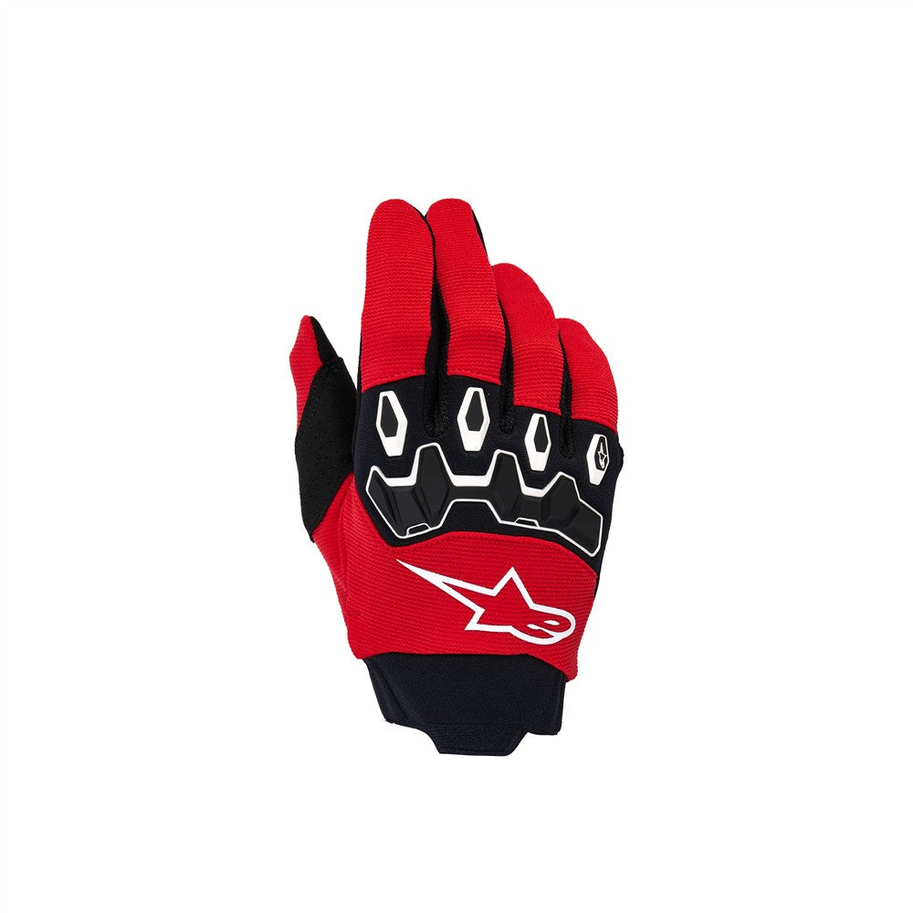Alpinestars Full Bore V2 Youth MX Gloves - Bright Red Black