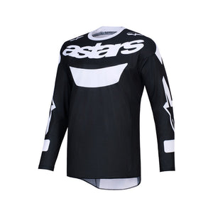 Alpinestars Racer Adult MX Jersey - Air Riway Black White