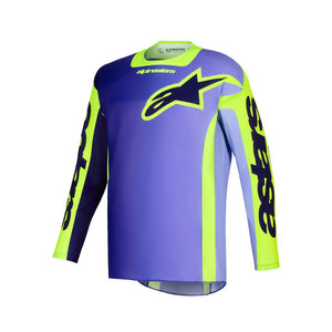 Alpinestars Racer Adult MX Jersey - Portl Purple Yellow