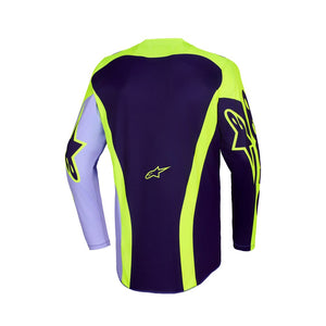 Alpinestars Racer Adult MX Jersey - Portl Purple Yellow