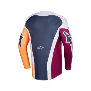 Alpinestars Racer Adult MX Jersey - Portl Red Gray Dark Gray