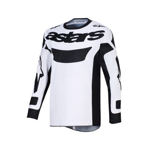 Alpinestars Racer Adult MX Jersey - Riway White Black