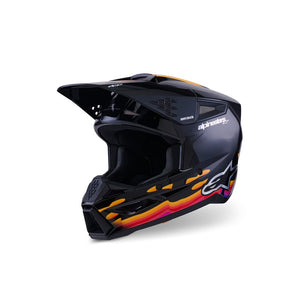 Alpinestars S-M3 Adult MX Helmet - Force Black Gloss