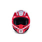 Alpinestars S-M3 Adult MX Helmet - Heat Red White Black Gloss