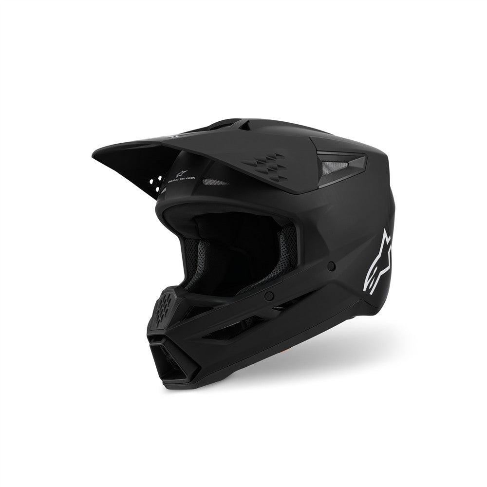 Alpinestars S-M3 Adult MX Helmet - Matte Black