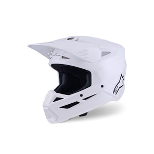 Alpinestars S-M3 Adult MX Helmet - White Gloss