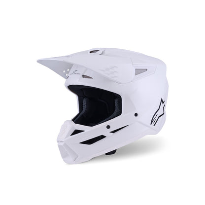 Alpinestars S-M3 Adult MX Helmet - White Gloss