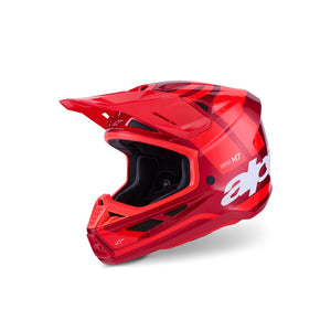 Alpinestars S-M7 Adult MX Helmet - Core Red Gloss
