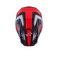 Alpinestars S-M7 Adult MX Helmet - Rise Black Silver Red Fluoro Gloss