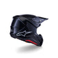 Alpinestars S-M7 Adult MX Helmet - Solid Gloss Black