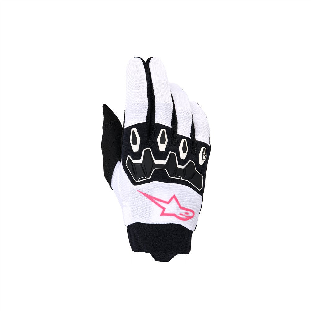 Alpinestars Stella Full Bore V2 MX Gloves - White Pink Black
