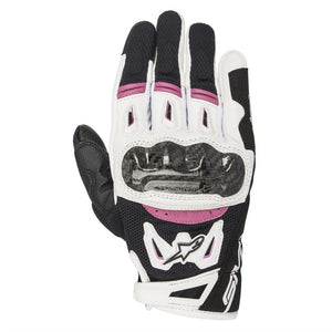 Alpinestars Stella SMX-2 Air Carbon Gloves - Black White Fuchsia