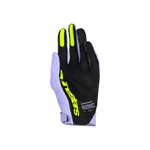 Alpinestars Supertech Adult MX Gloves - Lavender Violet Yellow