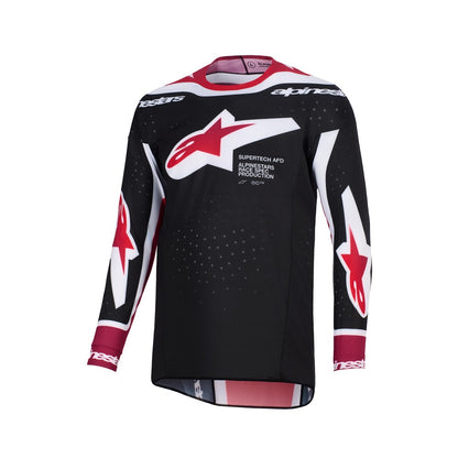 Alpinestars Supertech Adult MX Jersey - AFD Vista Black Red White
