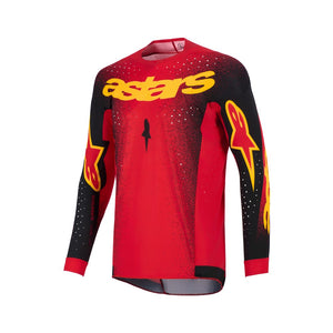 Alpinestars Supertech Adult MX Jersey - Scenz Red Black Yellow