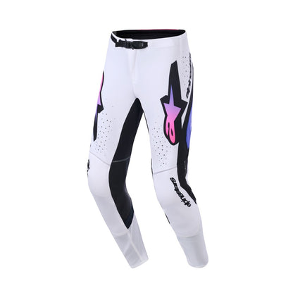 Alpinestars Supertech Adult MX Pants - AFD Vista White Purple Black