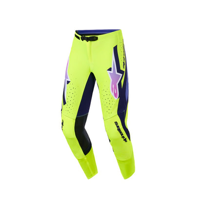 Alpinestars Supertech Adult MX Pants - Vista Yellow Purple Black