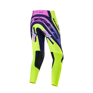 Alpinestars Supertech Adult MX Pants - Vista Yellow Purple Black