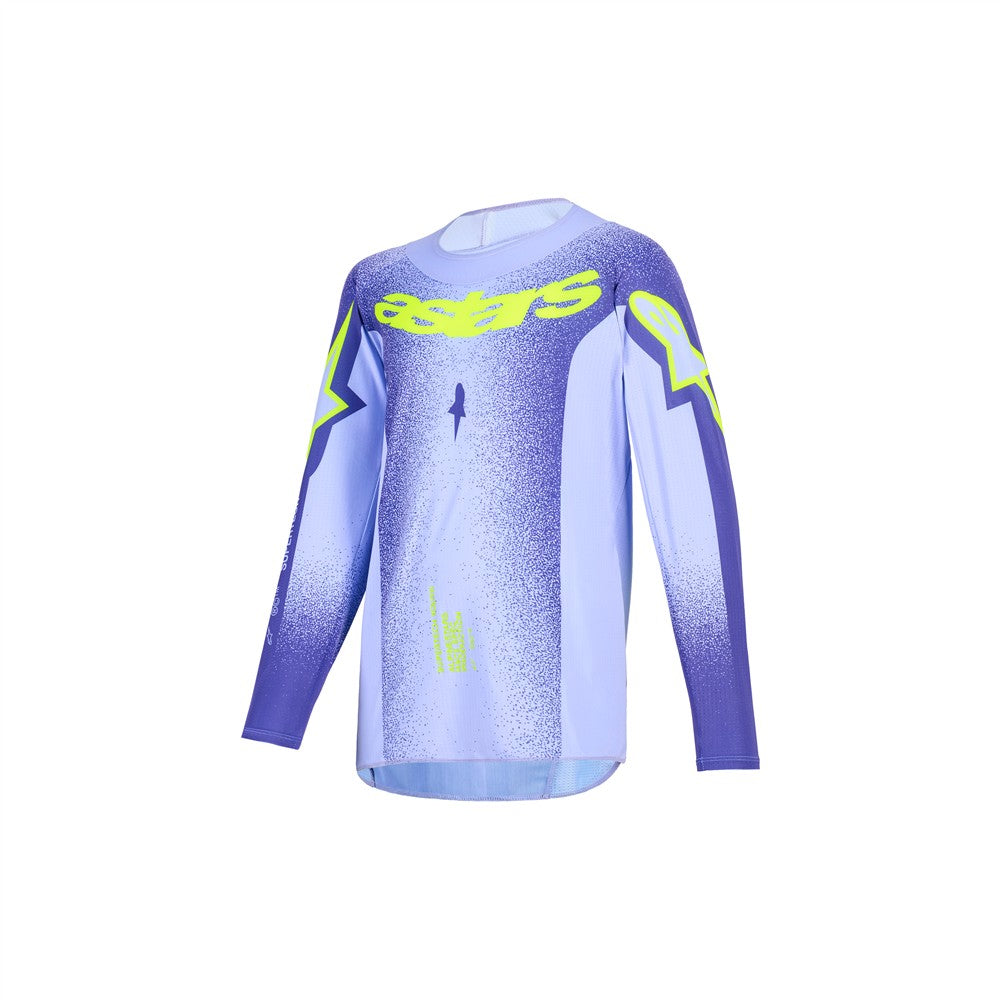 Alpinestars Supertech Youth MX Jersey - Scenz Purple Yellow