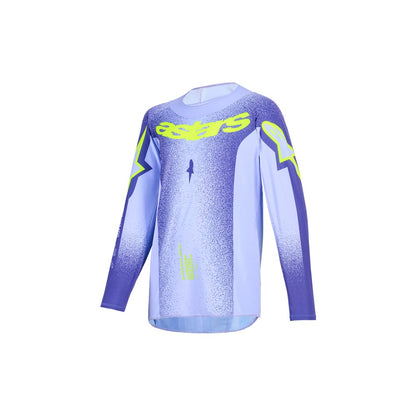 Alpinestars Supertech Youth MX Jersey - Scenz Purple Yellow