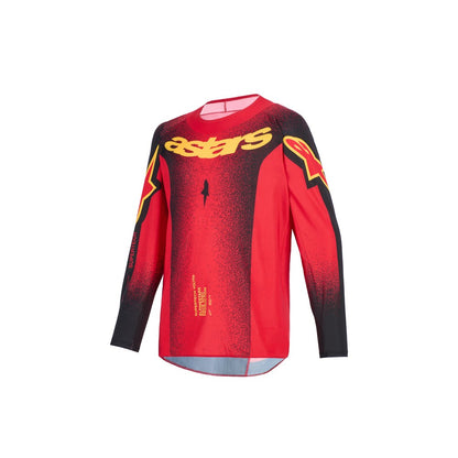Alpinestars Supertech Youth MX Jersey - Scenz Red Black Yellow