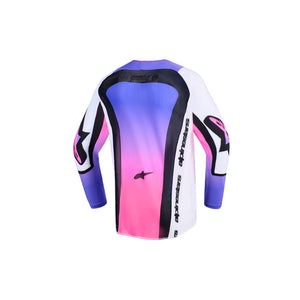 Alpinestars Supertech Youth MX Jersey - Vista White Purple Black