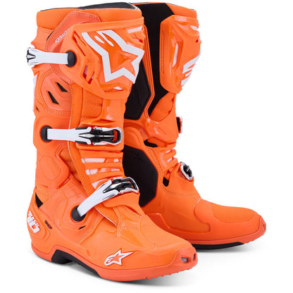 Alpinestars Tech-10 Supervented Adult MX Boots - Orange Black White