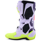 Alpinestars Tech-10 Supervented Adult MX Boots - Purple Yellow Diva Pink