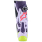 Alpinestars Tech-10 Supervented Adult MX Boots - Purple Yellow Diva Pink