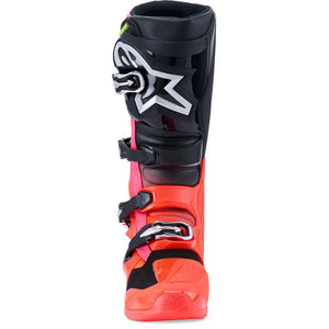 Alpinestars Tech-7 Adult MX Boots - Black Flo Red Pink