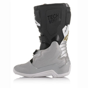 Alpinestars Tech-7S Youth MX Boots - Black Silver White Gold
