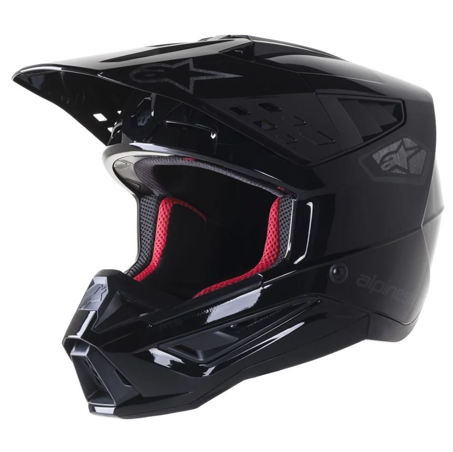 Alpinestars Adult X-Large SM5 MX Helmet - Scout Black Silver