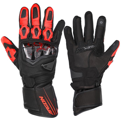 Argon Engage II Track Motorcycle Glove - Black Red