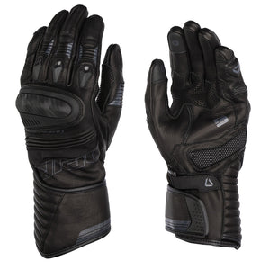 Dririder Torque Ladies Leather Long Cuff Glove - Black