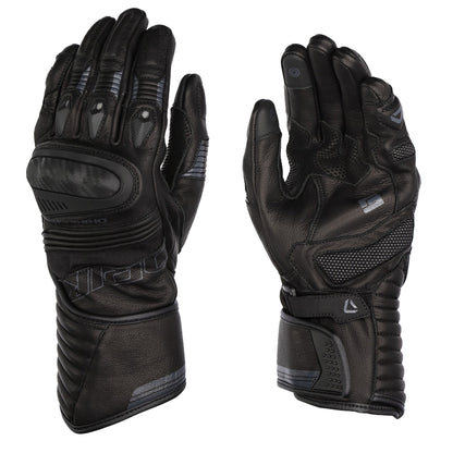Dririder Torque Ladies Leather Long Cuff Glove - Black