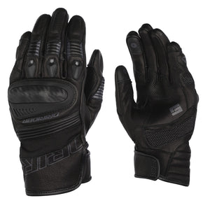 Dririder Torque Ladies Leather Short Cuff Glove - Black