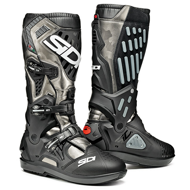 Sidi Atojo SRS MX Boots - Lead Grey / Black