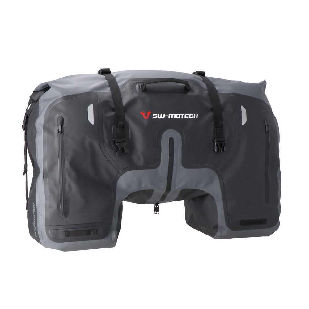 TAIL BAG SW MOTECH DRYBAG GREY BLACK 70L WEATHERPOOF