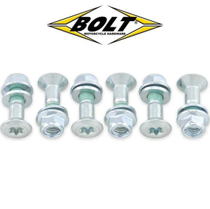 BOLT Sprocket bolts & Nuts - Euro Style - Silver
