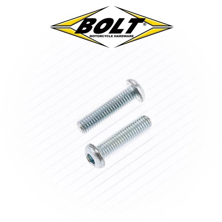 BOLT 6x25mm x 1.0p Button Allen Head Bolt - 10 Pack