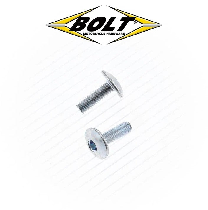 BOLT 5x16mm .8p Fairing Button Allen Head Bolts - 10 Pack