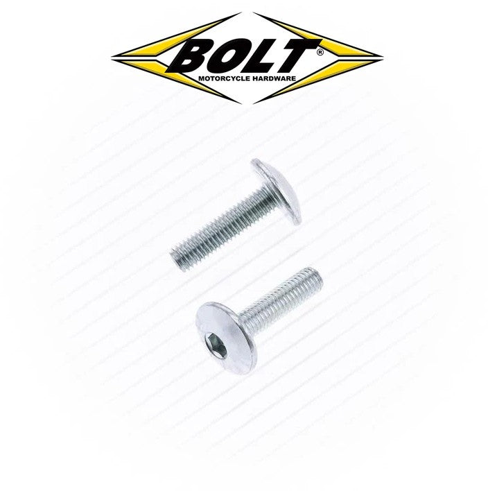 BOLT 5x20mm .8p Fairing Button Allen Head Bolts - 10 Pack