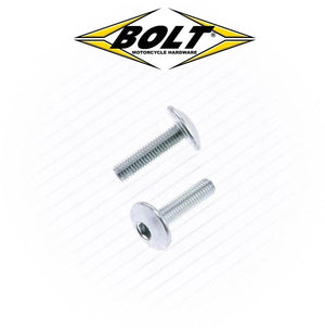 BOLT 5x20mm .8p Fairing Button Allen Head Bolts - 10 Pack
