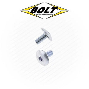 BOLT 6x12mm 1.0p Fairing Button Allen Head Bolts - 10 Pack